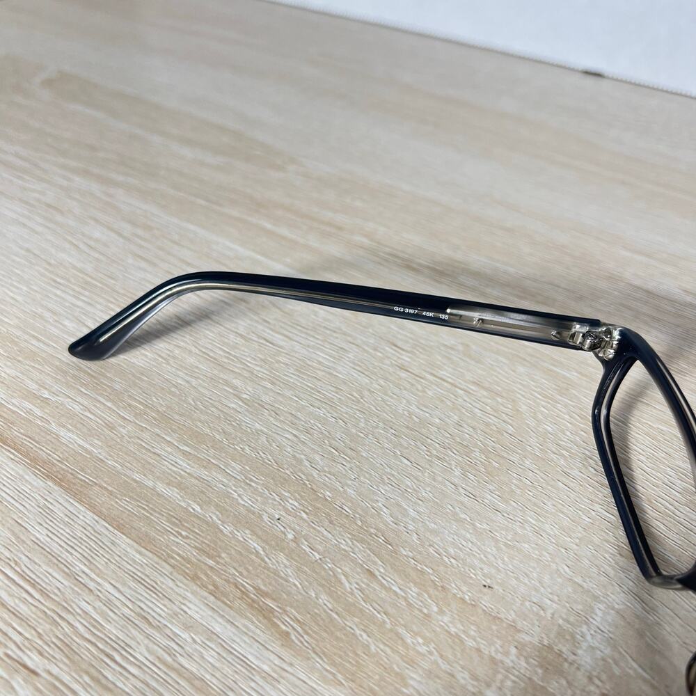 Gucci GG3197 46K Eyeglasses Black Gray Frames ONLY 52-13-135 - Picture 11 of 11